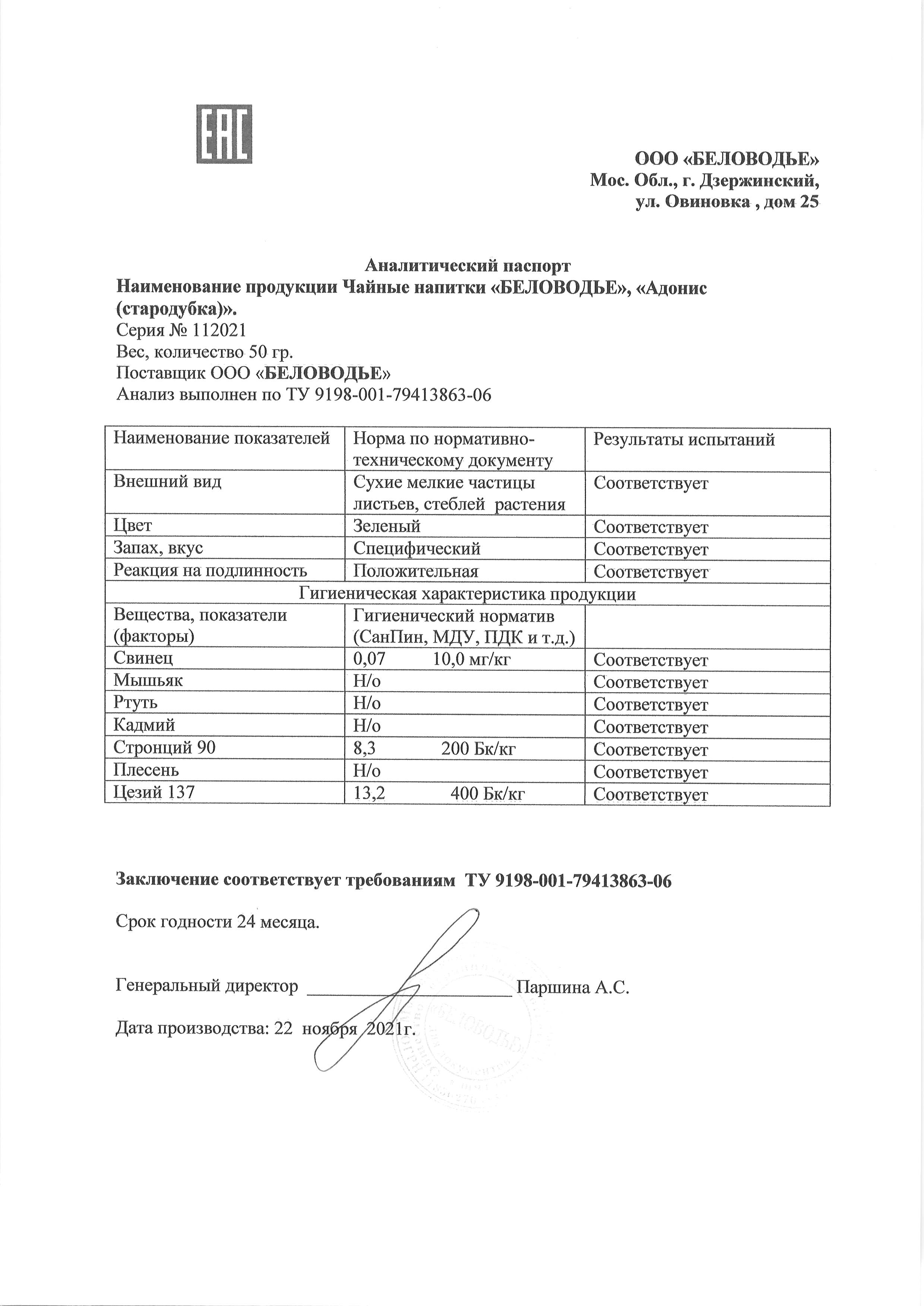 Паспорт №112021